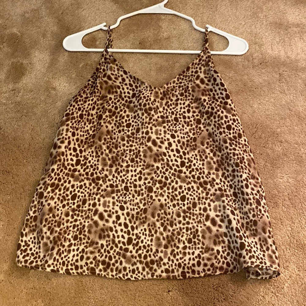 Animal print tank